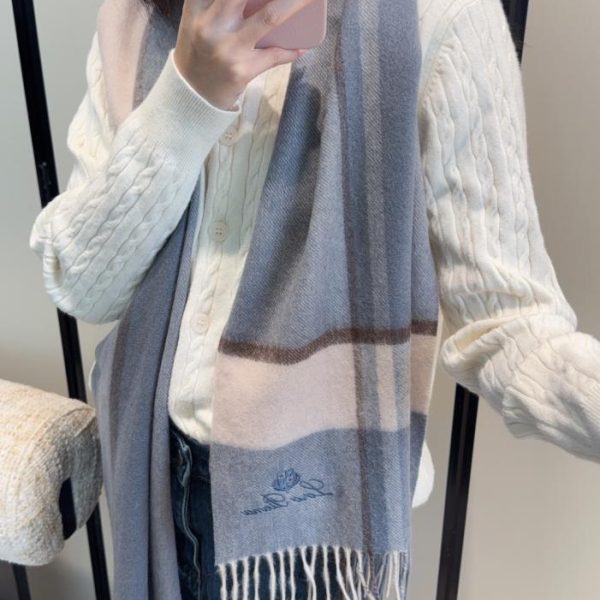 designer,replica,clothing,fake,1:1,lv,luxury,high quality Loro Piana Premium Cashmere Scarf/Shawl (1XIO0)