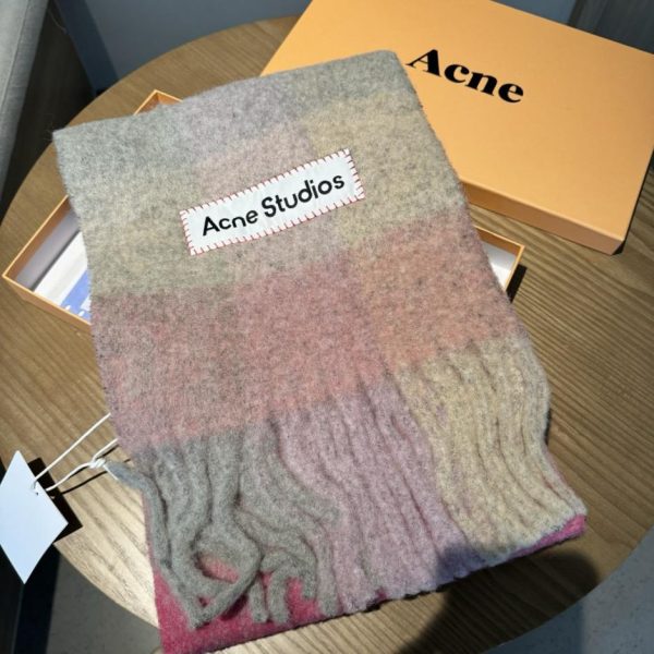 designer,replica,clothing,fake,1:1,lv,luxury,high quality ACNE New Alpaca & Mohair Rainbow Scarf (0ERYY)