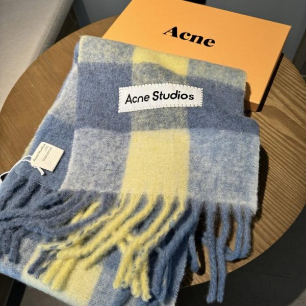 designer,replica,clothing,fake,1:1,lv,luxury,high quality ACNE New Alpaca & Mohair Rainbow Scarf (3J95B)