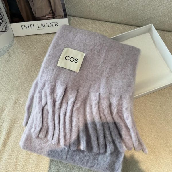 designer,replica,clothing,fake,1:1,lv,luxury,high quality COS Classic Saturn Mohair Scarf (E08BK)