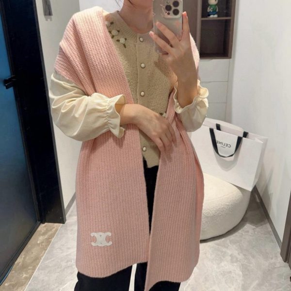 designer,replica,clothing,fake,1:1,lv,luxury,high quality CELINE Classic Cashmere Scarf (83HM6)