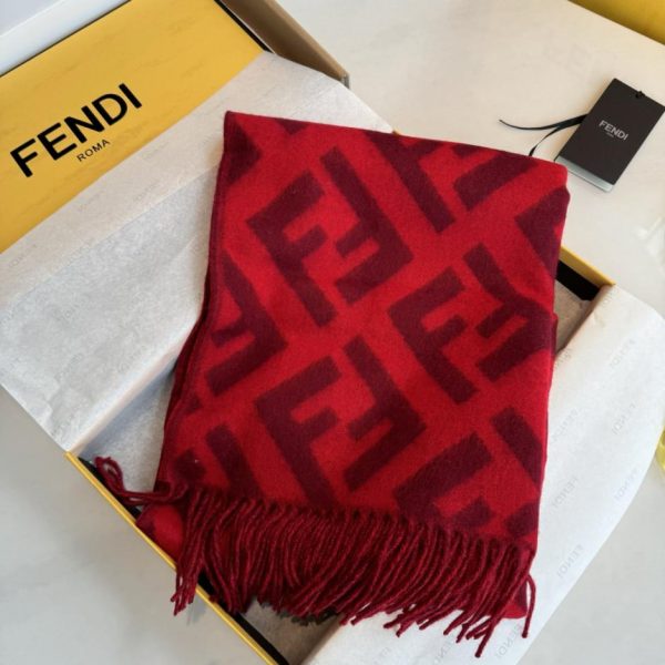 designer,replica,clothing,fake,1:1,lv,luxury,high quality Fendi fleece-blend scarf (UVYQ3)