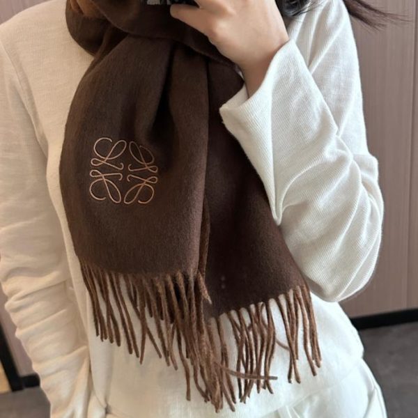 designer,replica,clothing,fake,1:1,lv,luxury,high quality Loewe Reversible Color-Blocked Feminine Scarf (TJHHM)
