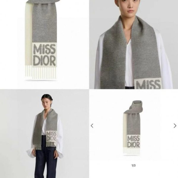 designer,replica,clothing,fake,1:1,lv,luxury,high quality DIOR Winter Cashmere Scarf (3BAOJ)