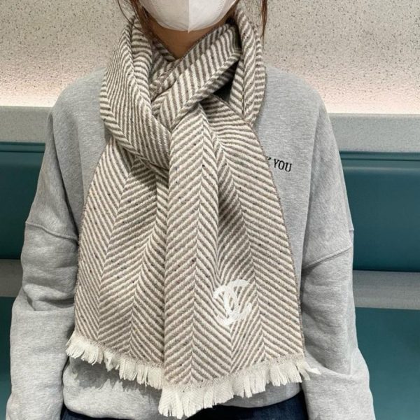designer,replica,clothing,fake,1:1,lv,luxury,high quality Chanel pure cashmere scarf (17ET8)