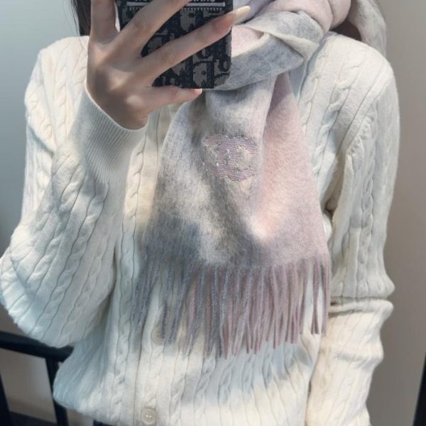 designer,replica,clothing,fake,1:1,lv,luxury,high quality CHANEL Feminine Scarf (CCQKS)