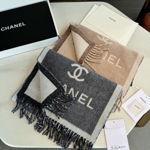 designer,replica,clothing,fake,1:1,lv,luxury,high quality CHANEL’s latest top-quality double-layered 100% cashmere scarf (DH5BQ)