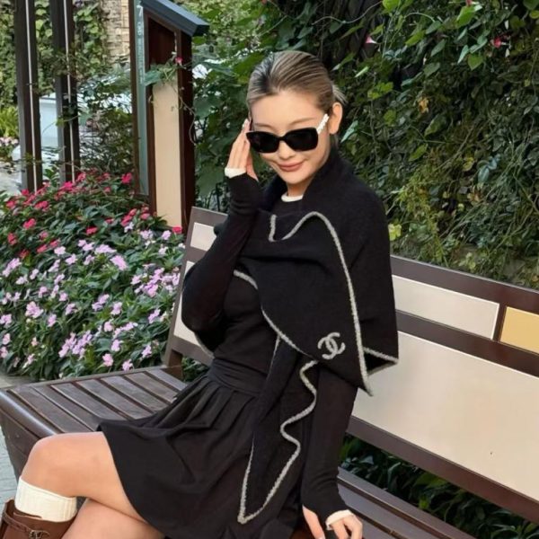 designer,replica,clothing,fake,1:1,lv,luxury,high quality CHANEL scarf (IDER9)