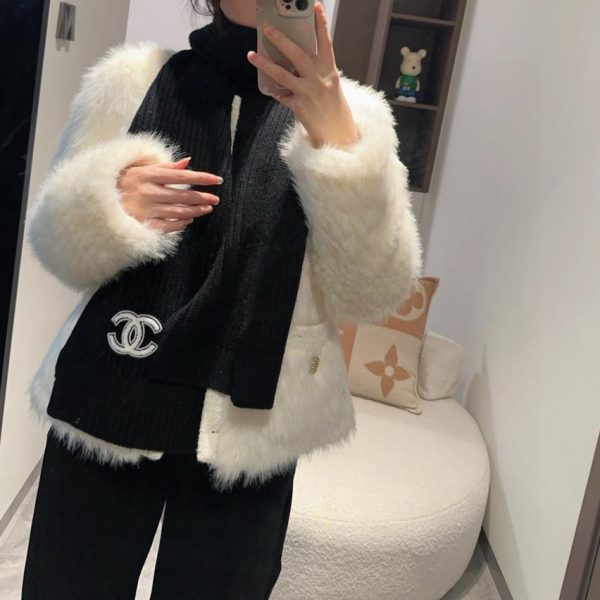 designer,replica,clothing,fake,1:1,lv,luxury,high quality Chanel’s new knitted long scarf (98OKY)