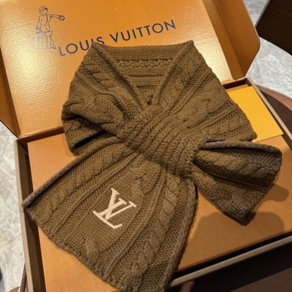 designer,replica,clothing,fake,1:1,lv,luxury,high quality LV 100% Wool Never Freeze Scarf (9LZWM)