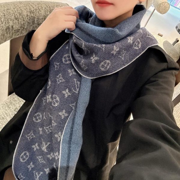 designer,replica,clothing,fake,1:1,lv,luxury,high quality Louis Vuitton monogram long scarf (U7AO3)