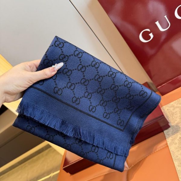 designer,replica,clothing,fake,1:1,lv,luxury,high quality Gucci’s new double-G cashmere jacquard scarf (VQ85R)
