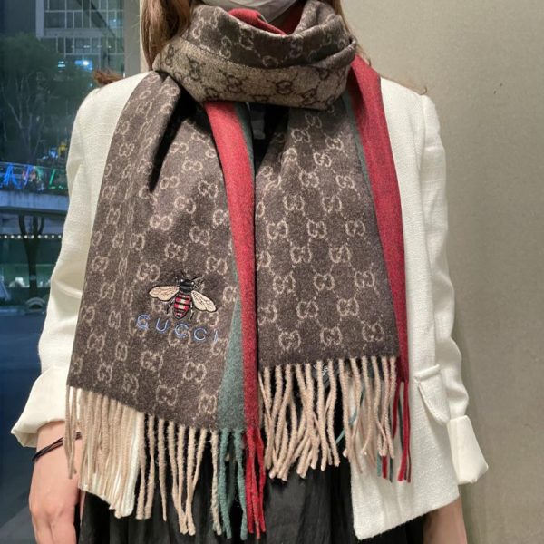 designer,replica,clothing,fake,1:1,lv,luxury,high quality Gucci’s latest couple’s highland cashmere scarf (X3LHX)