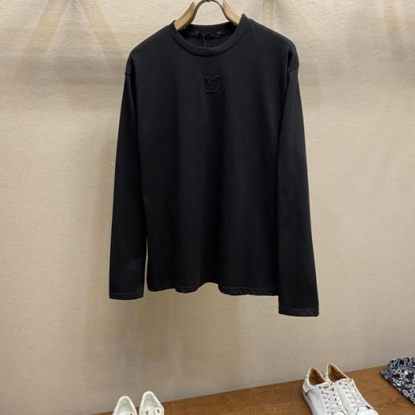 designer,replica,clothing,fake,1:1,lv,luxury,high quality Louis Vuitton cotton long-sleeved T-shirt (0865Z)