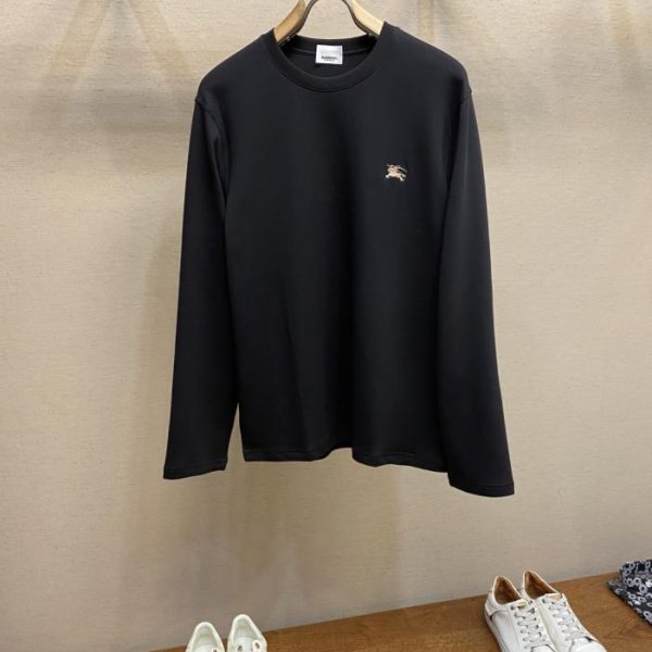 designer,replica,clothing,fake,1:1,lv,luxury,high quality Burberry unisex crew neck long-sleeved T-shirt (760JJ)