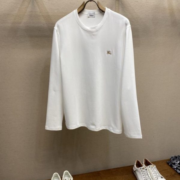 designer,replica,clothing,fake,1:1,lv,luxury,high quality Burberry unisex crew neck long-sleeved T-shirt (DIB0Y)