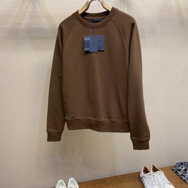 designer,replica,clothing,fake,1:1,lv,luxury,high quality Prada wool knit sweatshirt with triangle collar (70URF)