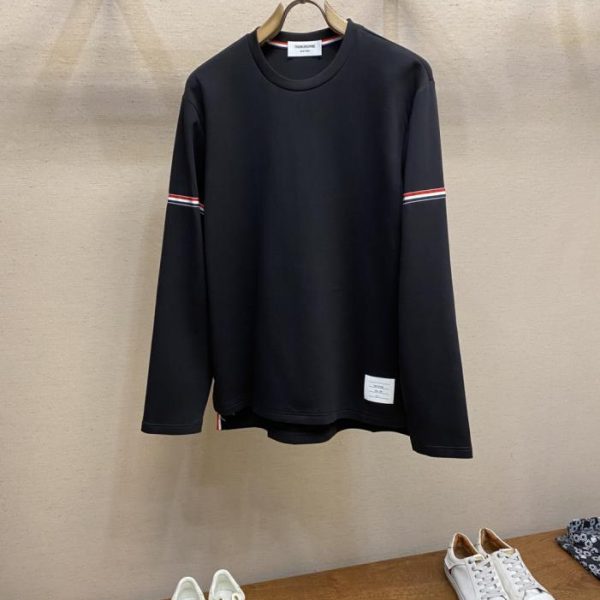 designer,replica,clothing,fake,1:1,lv,luxury,high quality TB Unisex Crew Neck Long Sleeve T-Shirt (5B2G9)