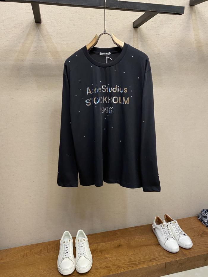 designer,replica,clothing,fake,1:1,lv,luxury,high quality Acne Studios Relaxed Fit Mirrored Laser Rhinestone Brand Logo Long Sleeve Crew Neck T-Shirt (465AN) designer,replica,clothing,fake,1:1,lv,luxury,high quality Acne Studios Relaxed Fit Mirrored Laser Rhinestone Brand Logo Long Sleeve Crew Neck T-Shirt (465AN)