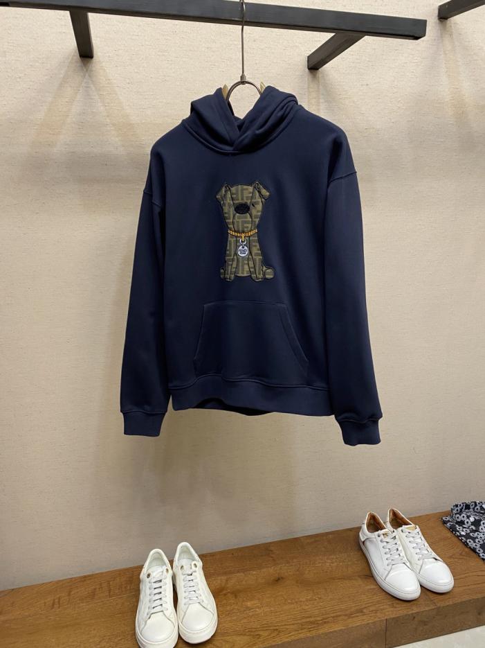 designer,replica,clothing,fake,1:1,lv,luxury,high quality Fendi FF monogram puppy sweatshirt, navy blue high-count combed cotton fleece (BRRDO) designer,replica,clothing,fake,1:1,lv,luxury,high quality Fendi FF monogram puppy sweatshirt, navy blue high-count combed cotton fleece (BRRDO)