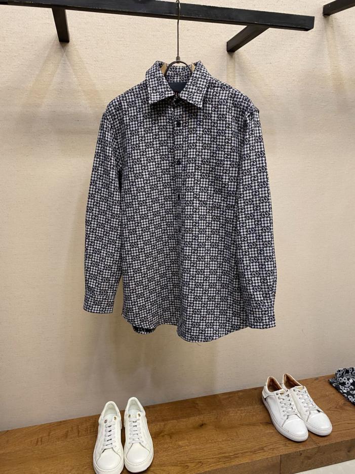 designer,replica,clothing,fake,1:1,lv,luxury,high quality Gucci double G check jacquard shirt (AN398) designer,replica,clothing,fake,1:1,lv,luxury,high quality Gucci double G check jacquard shirt (AN398)