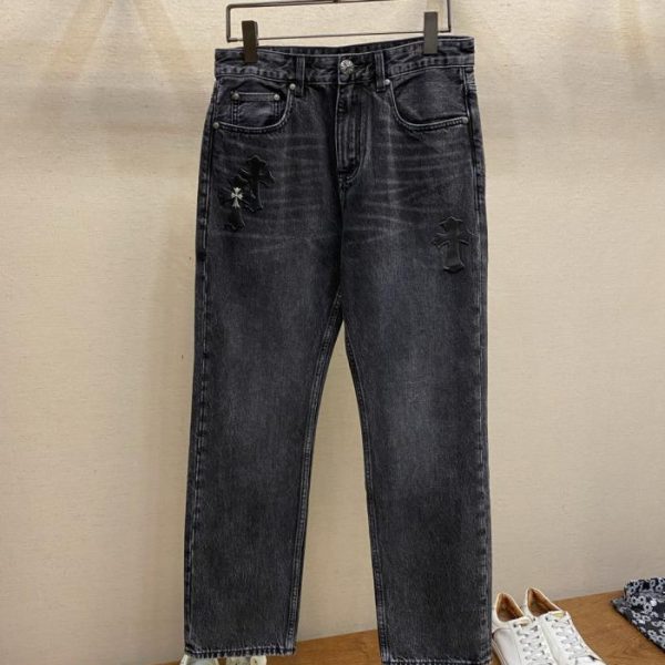 designer,replica,clothing,fake,1:1,lv,luxury,high quality Chrome Hearts Jeans (4XYT5)