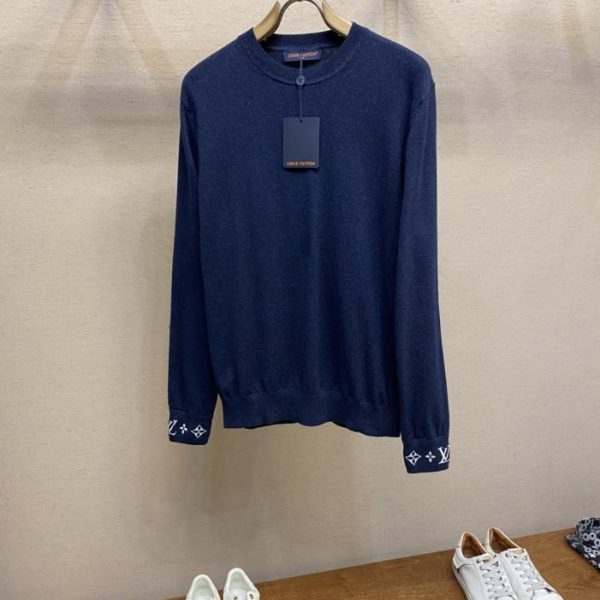 designer,replica,clothing,fake,1:1,lv,luxury,high quality LV Jacquard Knit Long Sleeve (O62R4)