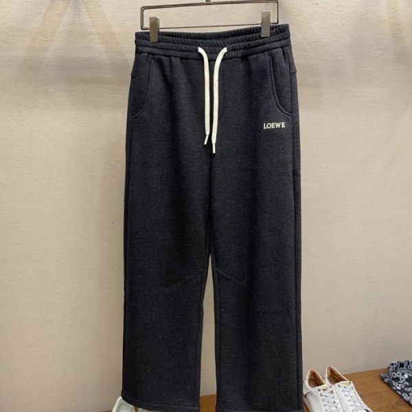 designer,replica,clothing,fake,1:1,lv,luxury,high quality Loewe Men’s Casual Pants with Fleece Lining (5V4AE)