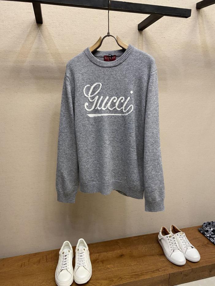 designer,replica,clothing,fake,1:1,lv,luxury,high quality Gucci GU Heather Gray G Crew Neck Sweater (4FW82) designer,replica,clothing,fake,1:1,lv,luxury,high quality Gucci GU Heather Gray G Crew Neck Sweater (4FW82)