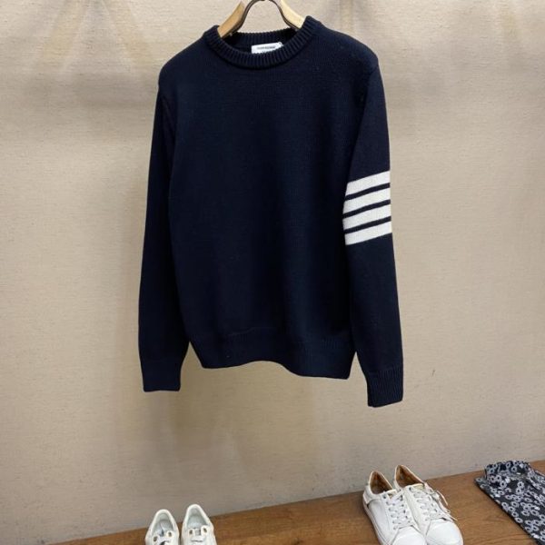 designer,replica,clothing,fake,1:1,lv,luxury,high quality 【TB23 New Crew Neck Sweater】100% Wool (3JJSK)