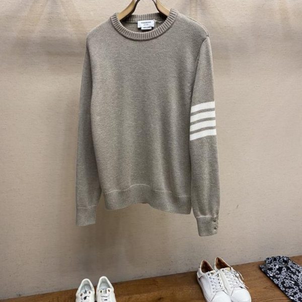 designer,replica,clothing,fake,1:1,lv,luxury,high quality 【TB23 New Crew Neck Sweater】100% Wool (SA3X3)