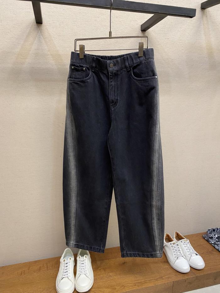designer,replica,clothing,fake,1:1,lv,luxury,high quality BV Black Wide-Leg Jeans with Metallic Stitching (9ZKTU) designer,replica,clothing,fake,1:1,lv,luxury,high quality BV Black Wide-Leg Jeans with Metallic Stitching (9ZKTU)