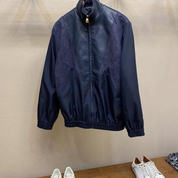 designer,replica,clothing,fake,1:1,lv,luxury,high quality LV patchwork leather jacket (X547Z)
