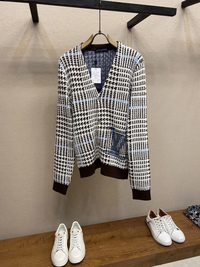 designer,replica,clothing,fake,1:1,lv,luxury,high quality Louis Vuitton houndstooth wool cardigan (1TSSY) designer,replica,clothing,fake,1:1,lv,luxury,high quality Louis Vuitton houndstooth wool cardigan (1TSSY)