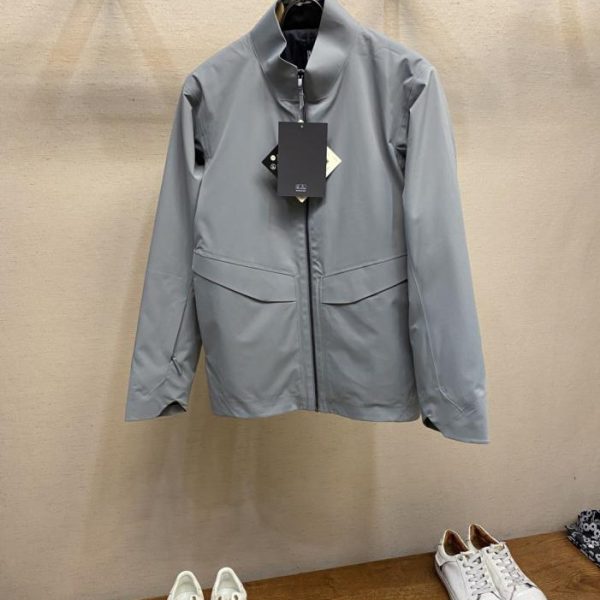 designer,replica,clothing,fake,1:1,lv,luxury,high quality PArctery cotton-padded stand-collar jacket (Q5T8X)