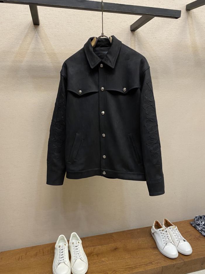 designer,replica,clothing,fake,1:1,lv,luxury,high quality PCH Chrome Hearts Fall/Winter New Suede Heavy-Duty Jacket* (TR8AA) designer,replica,clothing,fake,1:1,lv,luxury,high quality PCH Chrome Hearts Fall/Winter New Suede Heavy-Duty Jacket* (TR8AA)