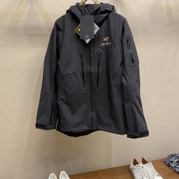 designer,replica,clothing,fake,1:1,lv,luxury,high quality Arcteryx ALPHA SV8 Hardshell Hooded Rain Jacket (3GO0R)