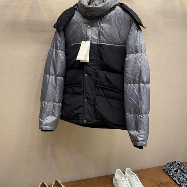 designer,replica,clothing,fake,1:1,lv,luxury,high quality Gucci all-logo jacquard down jacket, as worn by Lu Han (9WXSJ)