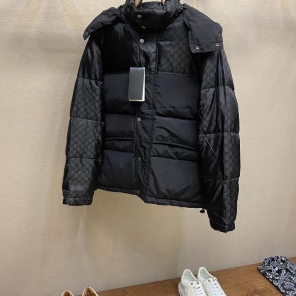 designer,replica,clothing,fake,1:1,lv,luxury,high quality Gucci all-logo jacquard down jacket, worn by Lu Han (IKF5N)