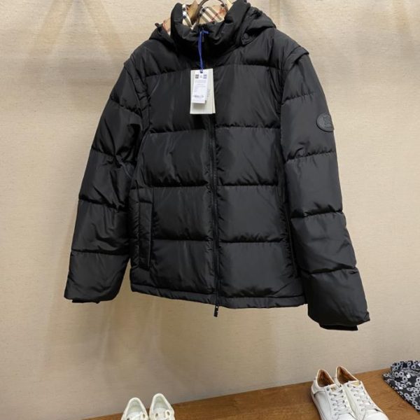 designer,replica,clothing,fake,1:1,lv,luxury,high quality Burberry down jacket with detachable sleeves (LKR7Q)