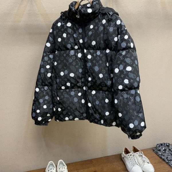 designer,replica,clothing,fake,1:1,lv,luxury,high quality Louis Vuitton x Yayoi Kusama Limited Edition Collaboration Classic Cut Down Jacket (NC1D1)