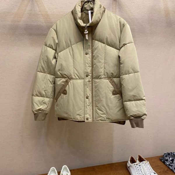 designer,replica,clothing,fake,1:1,lv,luxury,high quality Tom Ford Fall/Winter New Arrival: Men’s Italian Luxury Down Jacket with Stand Collar and Leather Trim (4UCER)