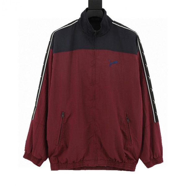 designer,replica,clothing,fake,1:1,lv,luxury,high quality Balenciaga x PUMA Distressed Tracksuit Jacket (7B37)