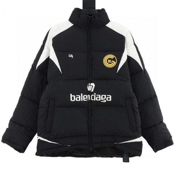 designer,replica,clothing,fake,1:1,lv,luxury,high quality Balenciaga No. 10 patchwork soccer training jacket (6F76)