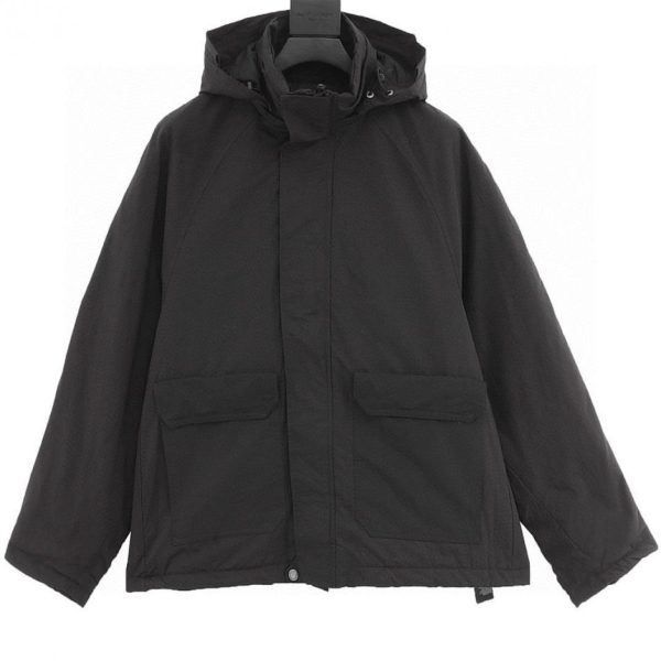 designer,replica,clothing,fake,1:1,lv,luxury,high quality Balenciaga double-pocket quilted trench coat jacket (A705)