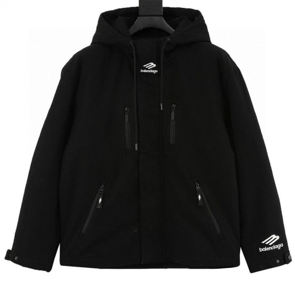 designer,replica,clothing,fake,1:1,lv,luxury,high quality Balenciaga logo embroidered ski quilted jacket (CF97)
