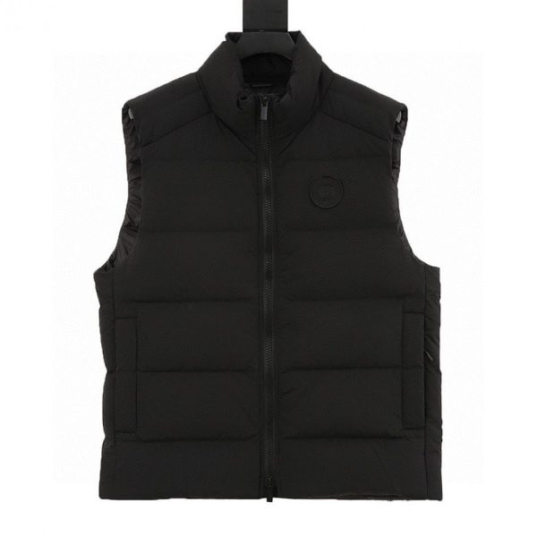 designer,replica,clothing,fake,1:1,lv,luxury,high quality CANADA GOOSE CG Black Label Stand Collar Down Vest (3D25)