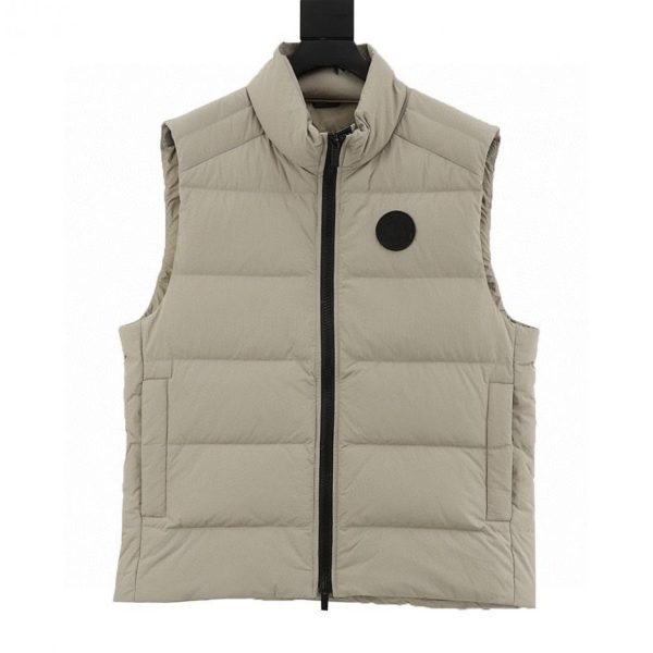 designer,replica,clothing,fake,1:1,lv,luxury,high quality CANADA GOOSE CG Black Label Stand Collar Down Vest (7C5D)