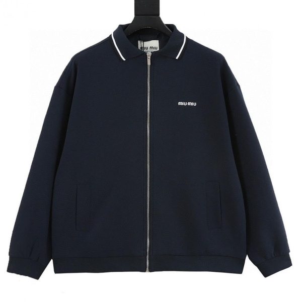 designer,replica,clothing,fake,1:1,lv,luxury,high quality MIU MIU MIU small logo lapel jacket (315F)