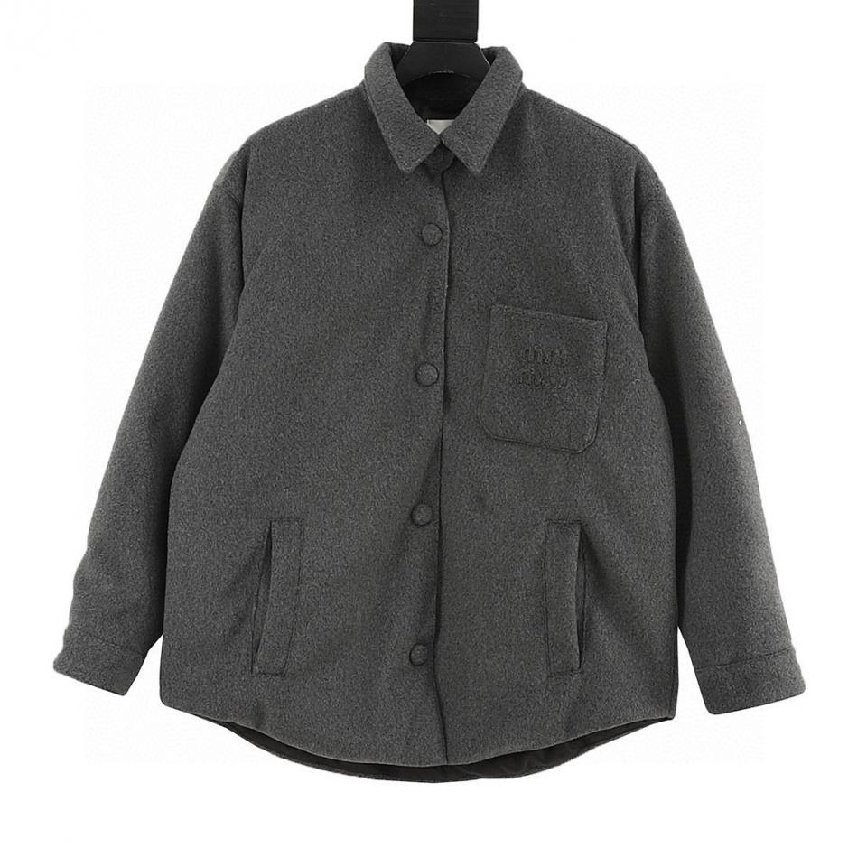 designer,replica,clothing,fake,1:1,lv,luxury,high quality MiuMiu cashmere down shirt jacket (B43E) designer,replica,clothing,fake,1:1,lv,luxury,high quality MiuMiu cashmere down shirt jacket (B43E)